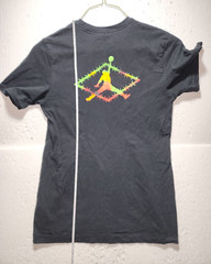 Michael Air Jordan T-Shirt Men Small Nike Basketball Jump man Retro Athletic