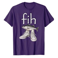 Shoes Fih Funny Misspelled Fish Meme T-Shirt Fisher Fisherman Fishing Bass Bait