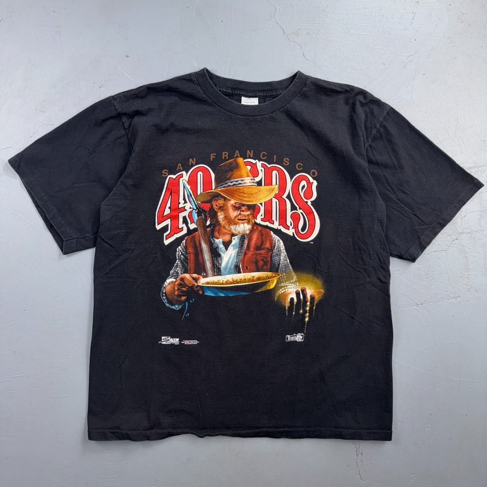San Francisco 49ers Vintage 90s Miner T Shirt Dave Gardner Art Salem Art Sports