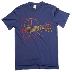 Men’s Guitarist T-shirt Guitar Player Music 3D creative tee shirt