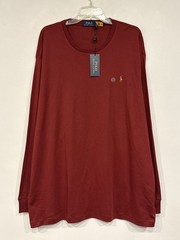 NEW $85 Polo Ralph Lauren Soft Cotton Long-Sleeve T-Shirt Men’s Size 2XB Big 2XL