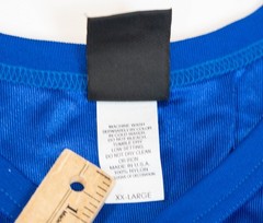 Vintage IBM Computer Football Jersey Men Size 2XL Blue Promo Made USA Wilson