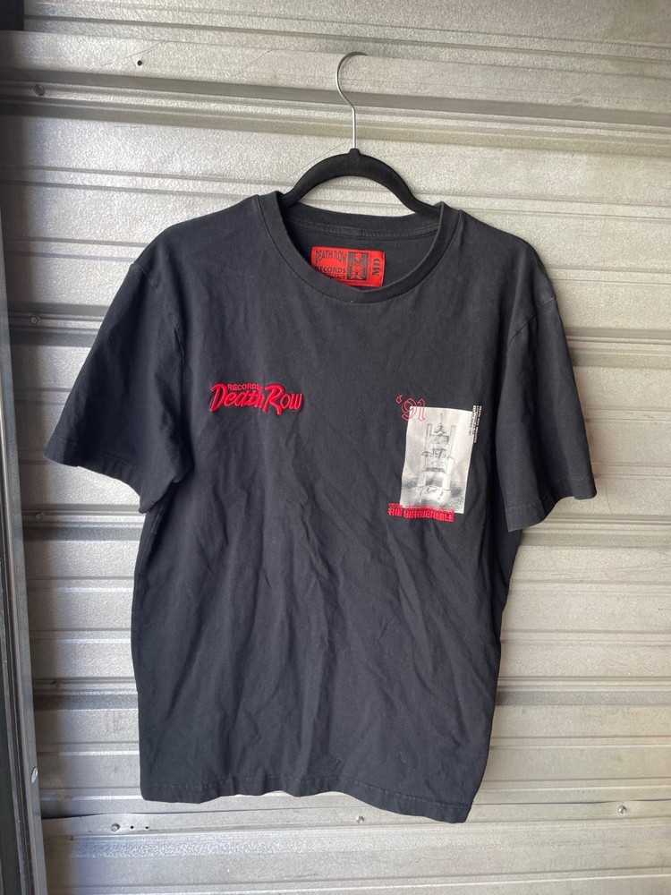 Death Row Records 30th Anniversary Shoe Palace T-Shirt Embroidered Logo Men’s M