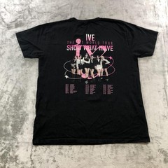 IVE 1st World Tour Shirt Mens XL Black Show What I Have K-Pop Tee CSW 24/7