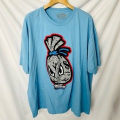Million Dolla Motive Shirt Mens 4X Sneaker Retro Cement Money Bag Blue Urban