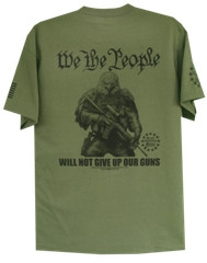 Second Amendment Militia We The People Will Not Give Up Our Guns T-Shirt