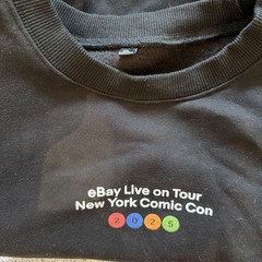 NYCC 2025 Exclusive Ebay Live on Tour Swag Sweatshirt extra large New York