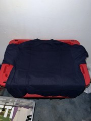 Supreme Cross Box Logo T-shirt Navy XL