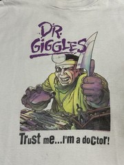 Vintage 1992 Dr. Giggles Dark Horse Comics Trust Me I’m A Doctor T Shirt Sz L