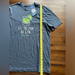 Life Is Good Blue Short Sleeve Tee Casual Comfort- size Medium