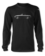 MG MGB MKIII Convertible T-Shirt – Long Sleeves – Side View