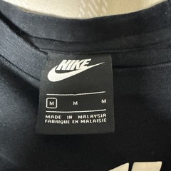 Nike World Tour Long Sleeve Shirt (Medium) Black Glow In The Dark