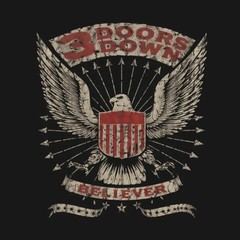 3 Doors Down Logo Black Cotton Shirt Full size S-5XL Unisex BS1282