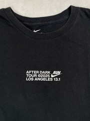 Nike Run After Dark Tour 2025 Long Sleeve T-Shirt Men’s M Black Los Angeles 13.1