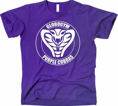 Men’s Globogym Purple Cobras t-shirt DodgeBall A True Underdog Story – Size: XL
