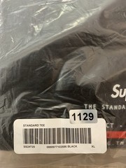 Supreme Standard Tee ‘Black’ Size XL SS24 Brand New Authentic Ships Fast