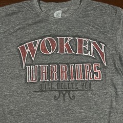 WWE Matt Hardy Woken Warrior T Shirt Men’s Medium Gray Wrestling Delete Graphic