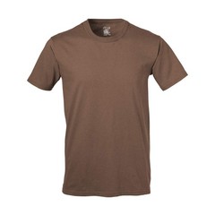 Soffe Men’s 3 Pack 4.3 Oz Cotton Military Tee, Coyote Brown, Medium