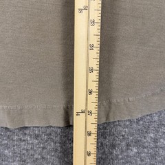 Buck Mason Shirt Mens XL Brown Cotton Crewneck Curved Hem Tee T-Shirt USA Soft