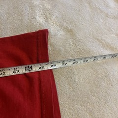 Vintage Hawaii Shirt Men Medium Red Y2K Streetwear Lightweight Workout Gym Tee