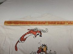 Calvin and Hobbes VTG 90s T-Shirt LaCrosse Front/Back Print Single Stitch LG??