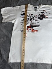 Rare Vintage Air Jordan Retro History Shirt Nike Size M Jordan 1 Bred Basketball