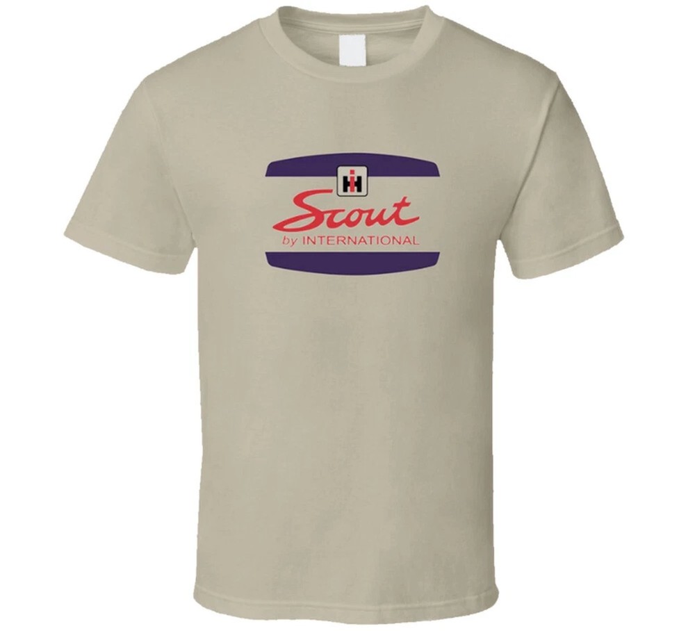 International Harvester Scout Vintage Graphic Tee Mens Cotton Retro Gift