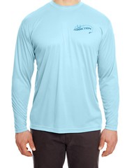 Salt Addiction microfiber Tarpon fishing long sleeve life t shirt 30+ uv