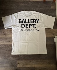 GALLERY DEPT. Hollywood CA Logo Men’s Crew Neck Short Sleeve T-Shirt White/Black