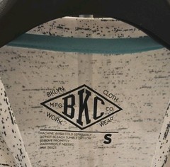 BKC Brooklyn Cloth V Neck T Shirt Heather Gray Short Sleeve Basic Mens Small NWT