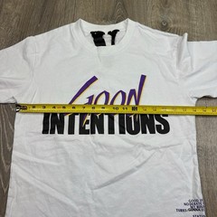 VLONE X NAV Good Intentions Doves Graphic T-Shirt Authentic White Men Size Small