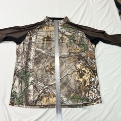 Habit Realtree Camo Shirt Mens XL Quarter Zip Scent Factor Long Sleeve Hunting