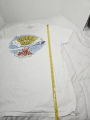 Vintage Green Day White Dookie T Shirt Men’s M Airplane Cotton Band Rock Style