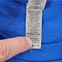 Isles of Capri Fish House FL Blue Short Sleeve Cotton Blend T-Shirt Men’s L