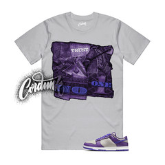 Dunk Persian Violet College Grey Wild Grape Low T Shirt Match TRUST