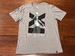 Nike Jordan Retro 11 XI Concord Gray Mens Large Jumpman Graphic Logo T Shirt