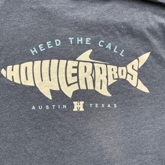 Howler Bros Shirt Mens Medium Blue Heed The Call Fish Graphic Logo Tee Tagless