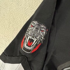 Hudson Outerwear Panthers Jersey Shirt Mens 2X Black Red Graphic Tee Streetwear