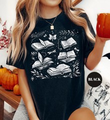 Cottagecore Enchanted Books Cozy Comfort Tee