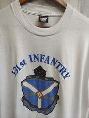 VTG Screen Stars 131st Military Infantry Graphic T-shirt Men’s XL Single Stitch