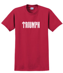 Triumph T-Shirt Short Sleeve Graphic Tees Unisex Apparel inspirational Designs