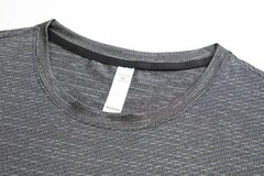 Mens Short Sleeve Sport t Shirt Quick Dry Running Compression T-shirt Breathable