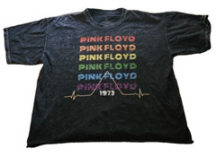 C-Life Group Pink Floyd World Tour 1973 T-Shirt Black XL 2020