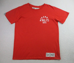 Roots Of Fight Muhammad Ali T Shirt Mens XL Red 1971 Fight Of The Century NY USA