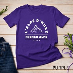 L’Alpe D’Huez Alps Mountains Gift for Cyclist Cycling Bike Unisex T-shirt