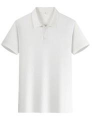 New men’s casual pure-color POLO shirt, suitable for daily commuting, featuring