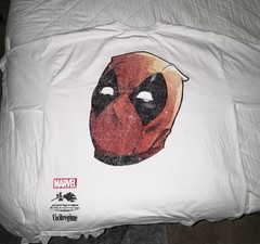 Civil Regime limited Marvel Deadpool & Wolverine Men’s XXL White ribbed collar
