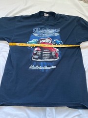 Classic Trucks Made in America Graphic Tee Mens Size Large Vintage Cars