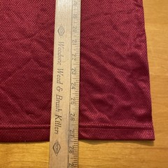 Rollin Hard Shirt Red V Neck Collar Size XL Made In USA Vintage