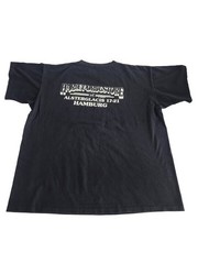 Vintage 1993 Harley Davidson Hamburg Germany T Shirt XXL Single Stitch Trinity 9
